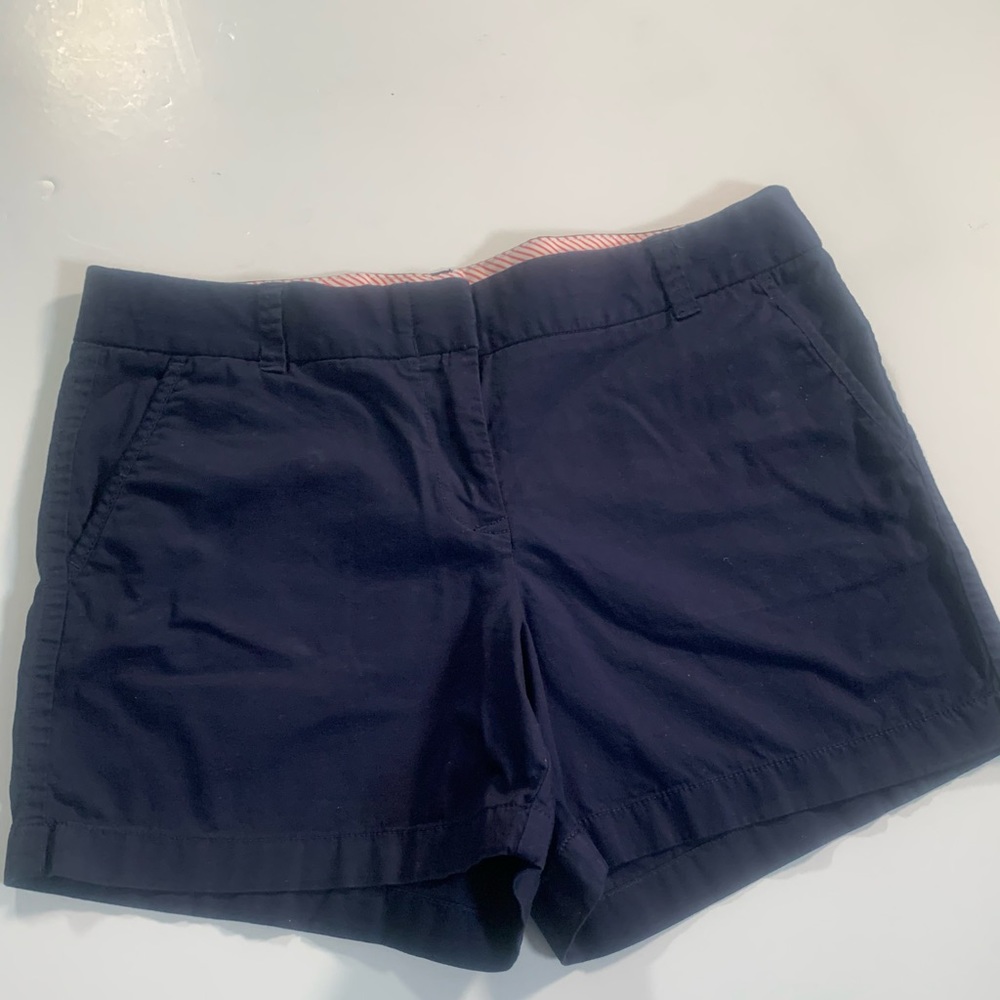 EUC J.Crew Broken In Chinos Navy Blue  Shorts - Size 10